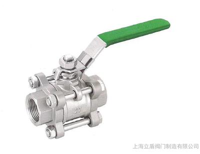 球閥、不銹鋼球閥、三片式內螺紋/承插球閥、廠家直銷圖片_高清圖_細節圖-上海立盾閥門制造 -